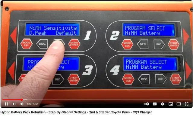 Alt view image 5 of 6 - BGUAD CQ3 10A 100W 1-6S 100Wx4/10Ax4 Balance Charger with JST_XH Adapter Board for LiPo Life NiMH NiCd Battery