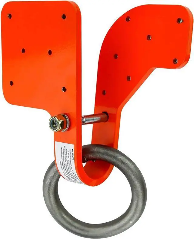 Main image of Malta Dynamics Made in US Truss Anchor for 2" x 4" Wooden Truss with Included Fastener Screws and Rotating Alloy Steel Attachment Point
