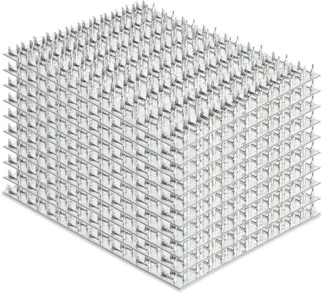 Main image of 10 Pcs Pronged 8 x 8 Truss Mending Plates, Truss Brackets for Wood Connection, Galvanized Mending Plates with Nail-Teeth