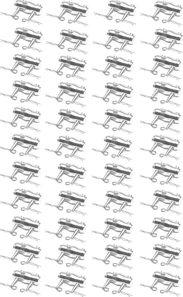 Main image of 44 Pcs Conical Couplers with Body Safety Clips Pins for Truss DJ Stage Light F34 Fits Standard F34 Type 2" Diameter Tubing Trusses