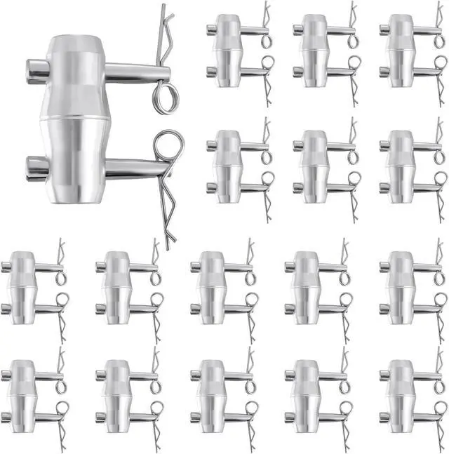Main image of 16 Pack Double Ended Conical Coupler with Clips Pin Fit F34 F33 Pipe