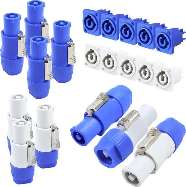 Main image of PowerCON Connector 10-Set Adapter for Lighting (NAC3FCA + NAC3FCB)