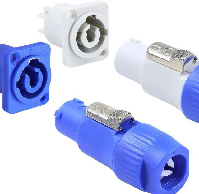 Alt view image 3 of 7 - PowerCON Connector 10-Set Adapter for Lighting (NAC3FCA + NAC3FCB)