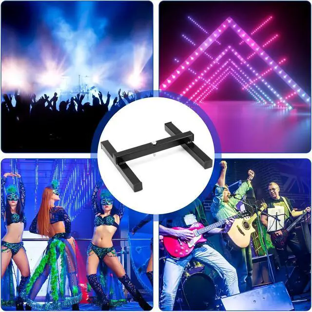 Alt view image 6 of 6 - 2 Pcs LED Par Can Floor Stand Pro DJ Lighting H Frame Par Light Mount Bracket Mount Holder