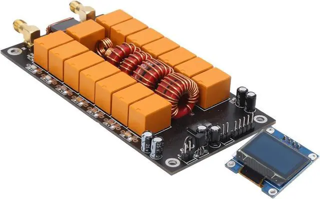 Alt view image 4 of 7 - ATU-100 Mini Automatic Antenna Tuner, 400mA Antenna Tuner Board with Screen Finished, DIY Kits Antenna Tester Components