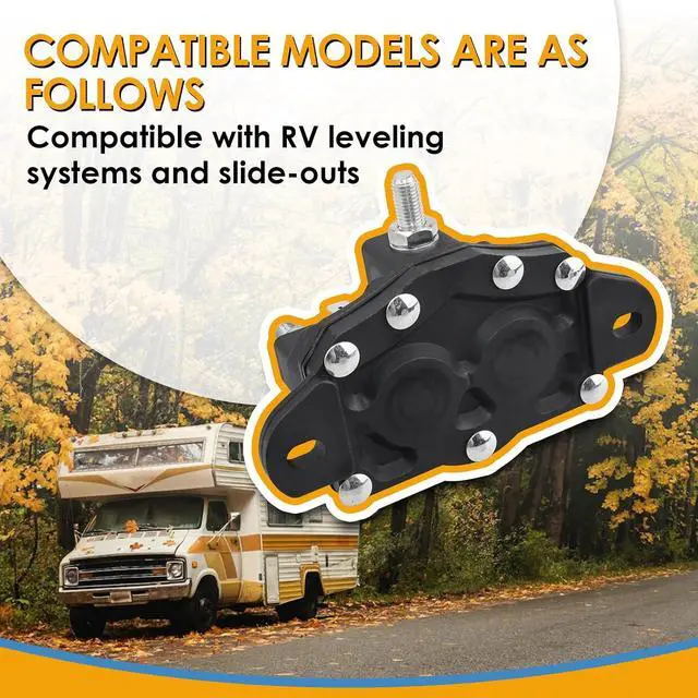 Alt view image 2 of 7 - Replacement Dual-Polarity Reversing Solenoid with Silver/Bronze Alloy Posts for Hydraulic Leveling Systems and RV Slide-Outs Replace for 118246