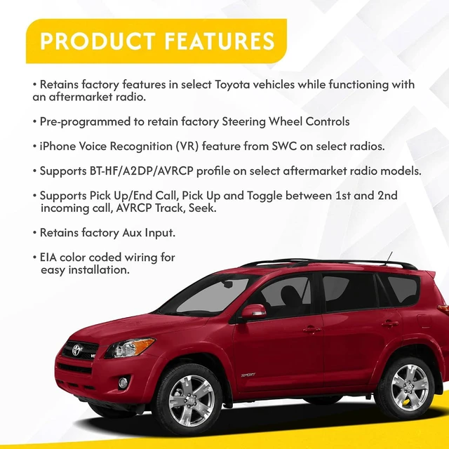 Alt view image 2 of 4 - SWRTY-61S Install New CAR Stereo in Select 2003-2013 Toyota Vehicles Toy