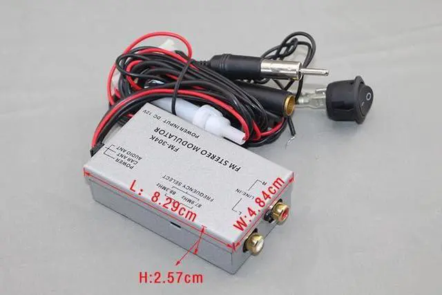 Alt view image 4 of 4 - Factory Audio Stereo Aux RCA Audio Input Adapter Wired FM Modulator Free RCA Cable