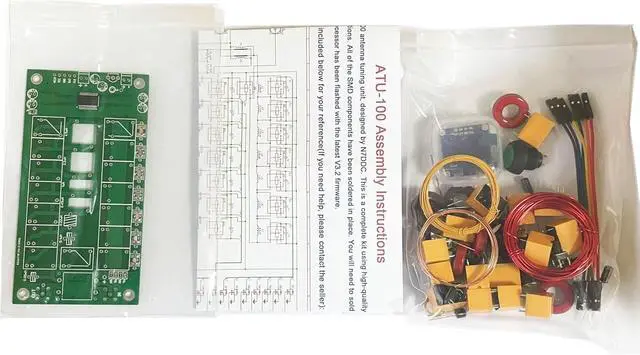 Alt view image 2 of 7 - ATU-100 Antenna Tuner DIY Kits 1.8-50MHz atu100 Automatic Antenna Tuner by N7DDC 7x7 0.96 Inch OLED SMT and chip soldered 3.2 Version Firmware Programmed Unassembled