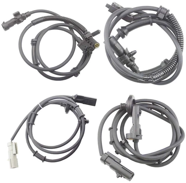 Main image of Set of 4 Front + Rear ABS Wheel Speed Sensors