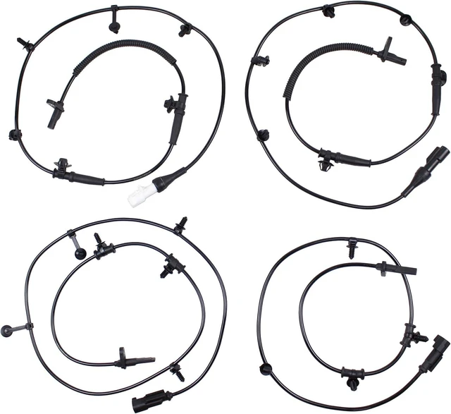 Main image of Front Rear ABS Wheel Speed Sensors Set for Lincoln MKX 11-15