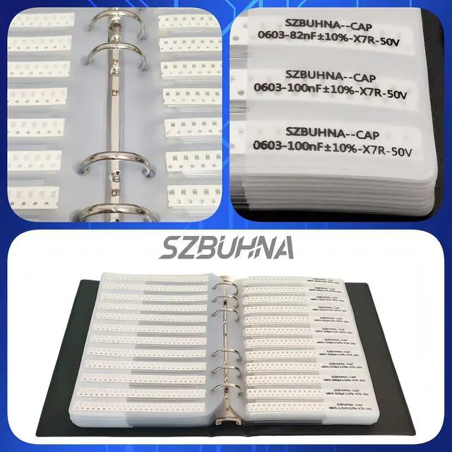 Alt view image 2 of 5 - 0402+0603+0805+1206 SMD Capacitor Assortment Kit with Inductor