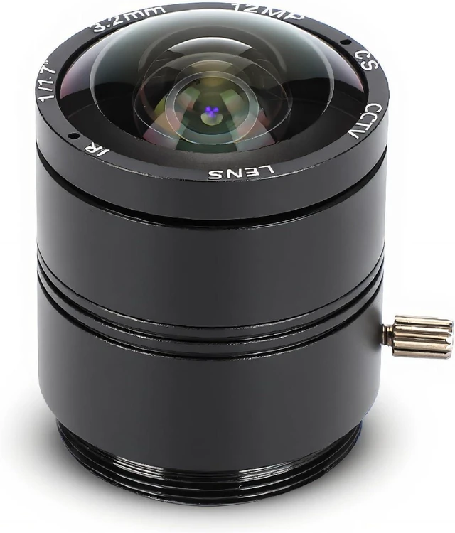 Main image of 3.2mm 12MP F1.2 HD CCTV Lens, 3.2mm 12MP F1.2 Professional CS Mount Camera Fixed Length Lens for CCTV Camera Lens