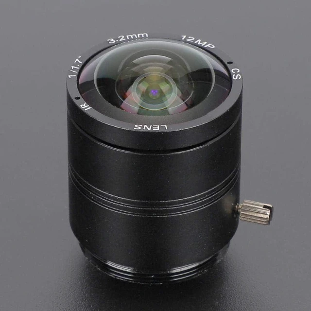 Alt view image 4 of 7 - 3.2mm 12MP F1.2 HD CCTV Lens, 3.2mm 12MP F1.2 Professional CS Mount Camera Fixed Length Lens for CCTV Camera Lens