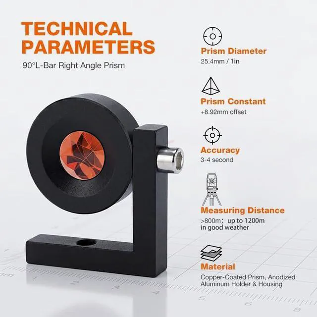 Alt view image 4 of 7 - 90 Degree Prism Right Angle Prism L Bar Copper-Coated