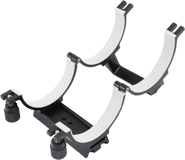 Alt view image 7 of 7 - Telescope Tube Ring, Aluminum Alloy Optical Tube Clamp with Anti Scratch Velvet Lining and 108mm Dovetail Plate, for 80mm to 90mm Astronomical Telescope