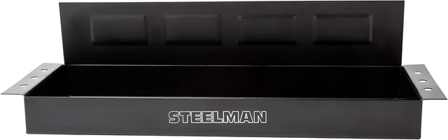 Alt view image 2 of 5 - Non-Marring Magnetic Parts Tray with 7-Pound Hold Capacity, 6 Screwdriver Holders, Steel Construction