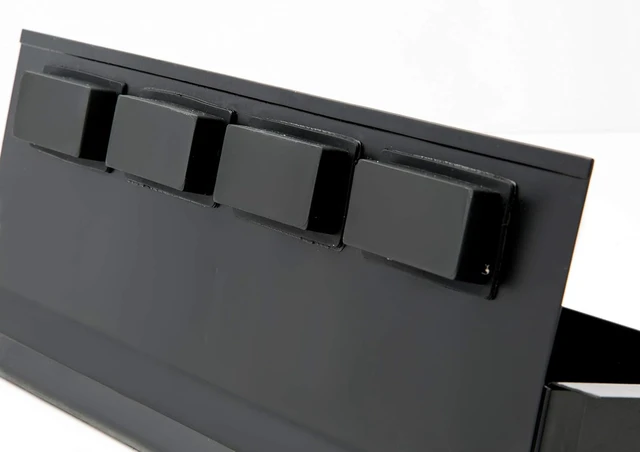 Alt view image 4 of 5 - Non-Marring Magnetic Parts Tray with 7-Pound Hold Capacity, 6 Screwdriver Holders, Steel Construction