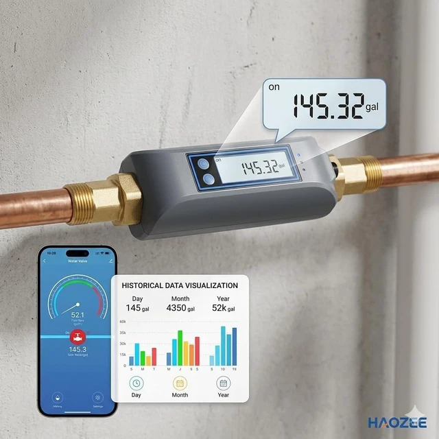Alt view image 7 of 7 - WiFi Smart Water Valve and Auto Shut-Off