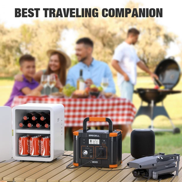Alt view image 7 of 7 - Portable Power Station 330W, 230.88Wh Lithium Battery