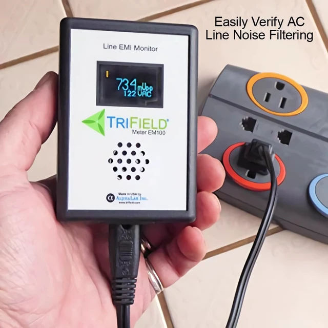 Alt view image 3 of 7 - Dirty Electricity Meter by - Model EM100 - EMI Power Line Noise Analyzer