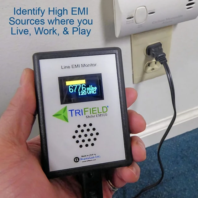 Alt view image 5 of 7 - Dirty Electricity Meter by - Model EM100 - EMI Power Line Noise Analyzer