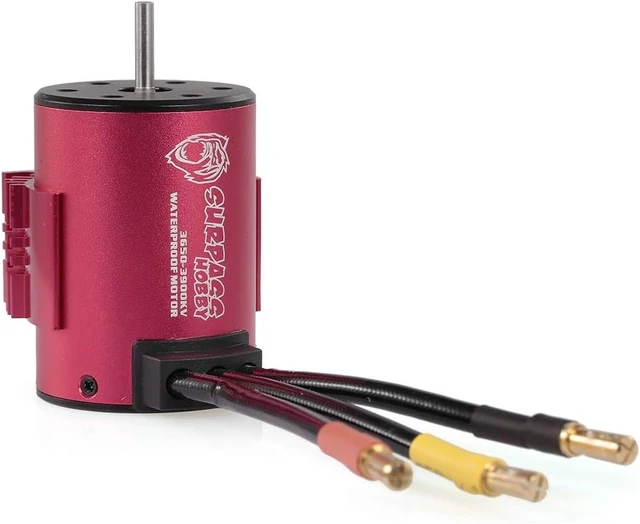 Alt view image 3 of 7 - Surpass Hobby 3650 Brushless Motor and ESC Combo, 3900KV Brushless Motor and 60A ESC for 1/10 Scale RC Car Truck Indispensable Accessory for Modification Enthusiasts