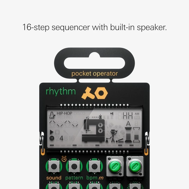 Alt view image 4 of 7 - pocket operator PO-12 rhythm, drum machine and sequencer with parameter locks and punch-in effects
