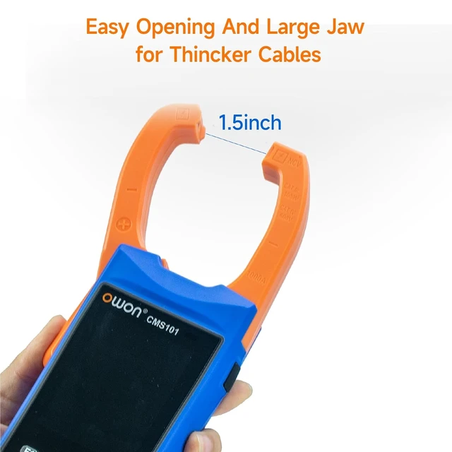 Alt view image 2 of 6 - Digital Clamp Meter with 2.8-inch IPS LCD Display, AC/DC Oscilloscope Function 3 in 1, 20000 Count True RMS Auto-ranging Current Meter, Bluetooth Current Meter and Oscilloscope