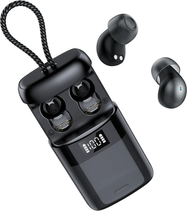 Main image of Sleep Earbuds Bluetooth 6.0 in Ear, 2026 New Mini Sleep Headphones with Sleep Monitor and APP, Sleepbuds for Side Sleepers, 48H Playtime Sleep Earphones with Personal Alarm/Small Earplugs, D-Black