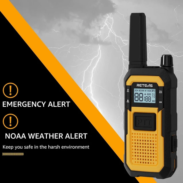 Alt view image 5 of 7 - RB48 Military-Standard & IP67 Waterproof Walkie Talkies Long Range