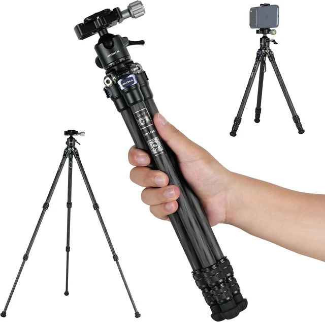 Main image of Carbon Fiber Mini Travel Tripod with 360° Ball Head