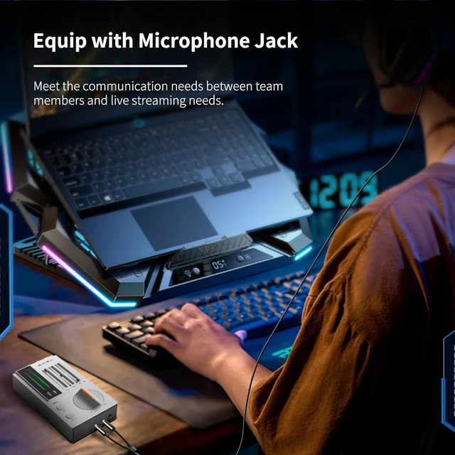 Alt view image 5 of 7 - SMSL R1 DAC Headphone Amplifier, Desktop USB C Digital to Analog Audio Converter for Gaming PC PS5, Microphone/USB/Opt/Coax Input 3.5mm/4.4mm Balanced/RCA Output, EQ Mode/Bass/Treble Adjust (Silver)