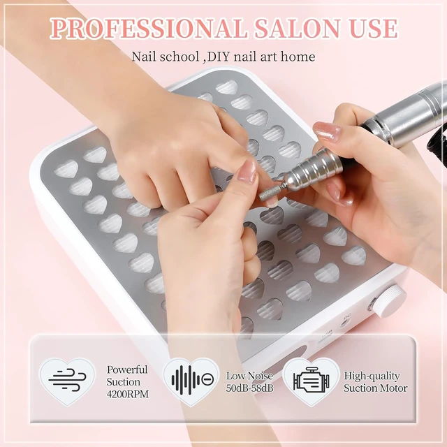 Alt view image 6 of 7 - Rechargeable Nail Dust Collector Vacuum