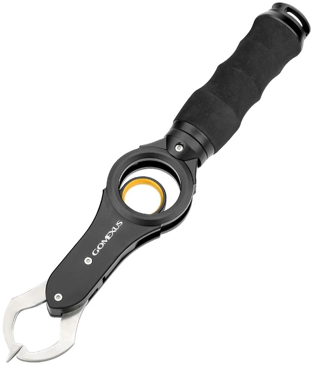 Main image of Fish Lip Gripper with Scale, Max 40lbs, for Safe Handling & Easy Hook Removal