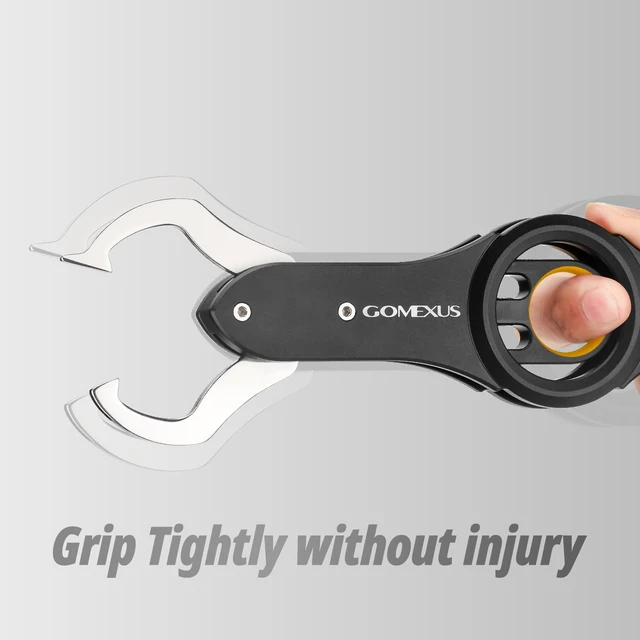 Alt view image 3 of 6 - Fish Lip Gripper with Scale, Max 40lbs, for Safe Handling & Easy Hook Removal