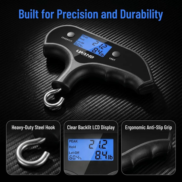 Alt view image 2 of 7 - Archery Compound Bow Scale, Max 110lb / 50kg