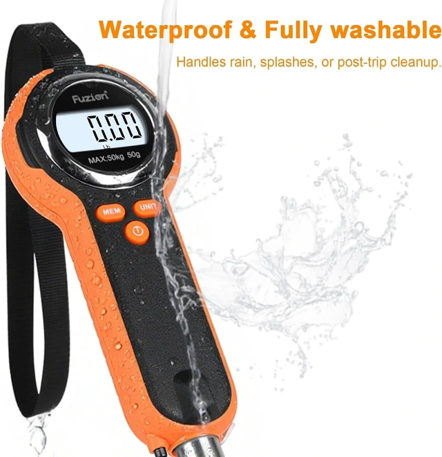 Alt view image 5 of 7 - Professional Fish Scale, 110lb Capacity, Waterproof