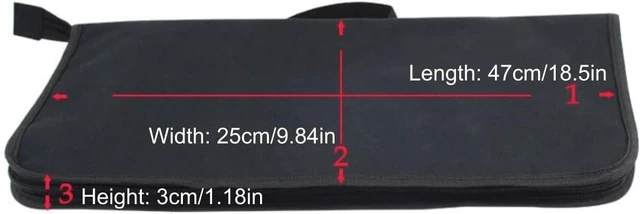 Alt view image 4 of 4 - Fishing Bite Alarm Set with 3 LED Alarms & 3 Extendable Aluminum Banksticks, Waterproof Tool Bag