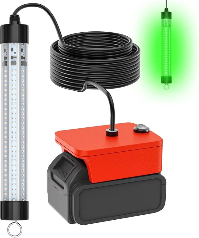 Main image of 60W 6000-Lumen Underwater Fishing Light, Compatible with Milwaukee 18V