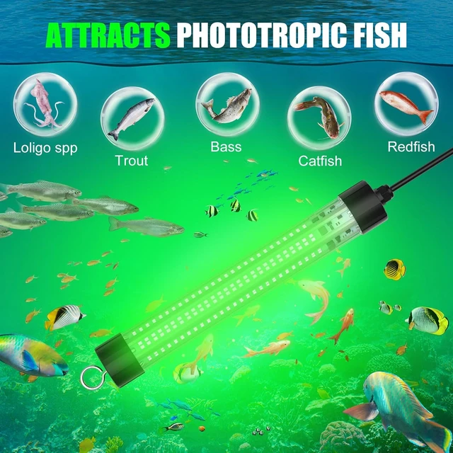 Alt view image 7 of 7 - 60W 6000-Lumen Underwater Fishing Light, Compatible with Milwaukee 18V