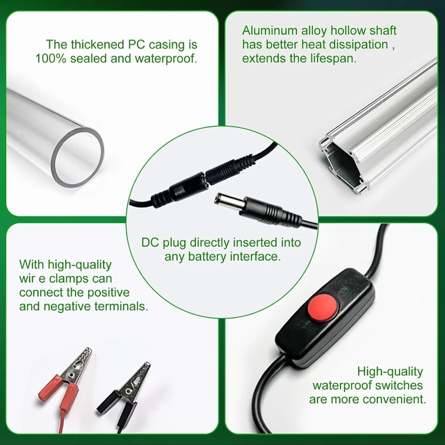 Alt view image 4 of 7 - Underwater Fishing Light Compatible with Power Tool Battery