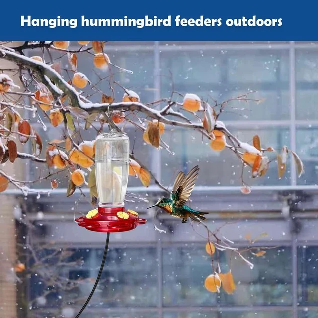 Alt view image 6 of 7 - Heated Hummingbird Feeder for Outdoor Winter, 2-Pack
