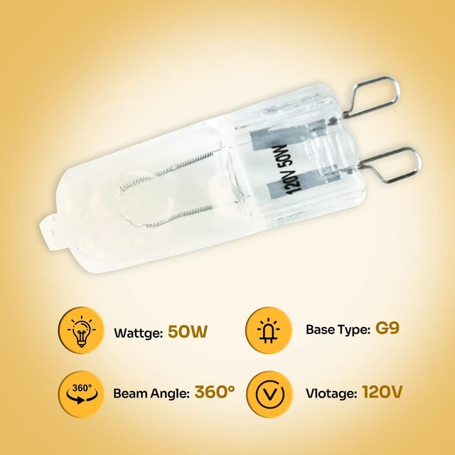 Alt view image 2 of 7 - G9 Reptile Heat Lamp Fixture with Safety Mesh & 50W Warm White UVA Bulb for Bearded Dragon, Gecko, Turtle & Lizard