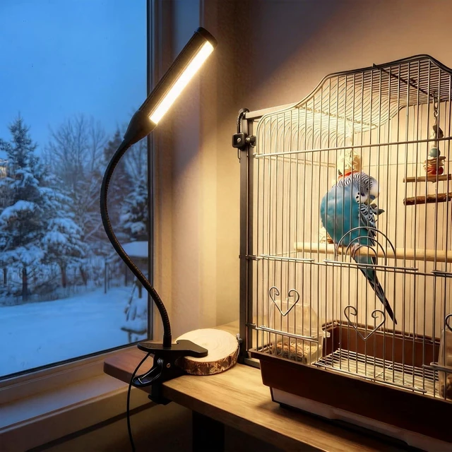Main image of Full Spectrum LED Bird Cage Light with Timer