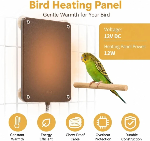 Alt view image 4 of 7 - Snuggle-Up Bird Cage Warmer Panel, 9.4 x 6.5 in, Safety Listed