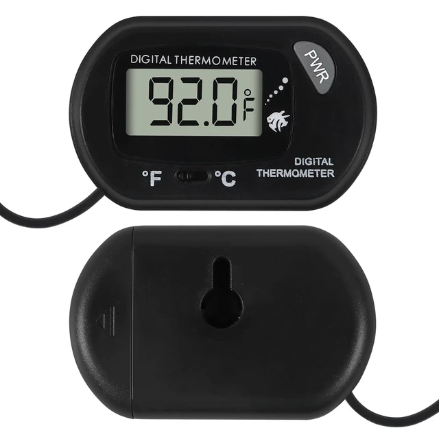 Alt view image 2 of 6 - 20-Pack Aquarium Thermometer with LCD Display, Fahrenheit/Celsius, for Fish Tanks & Terrariums