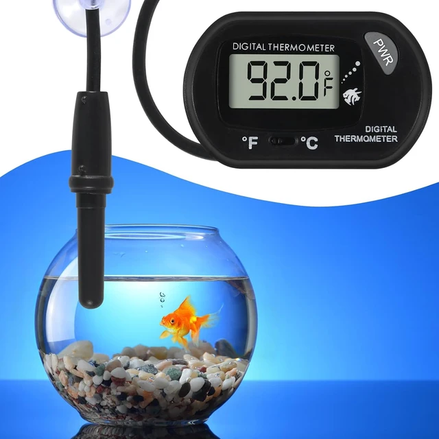 Alt view image 6 of 6 - 20-Pack Aquarium Thermometer with LCD Display, Fahrenheit/Celsius, for Fish Tanks & Terrariums