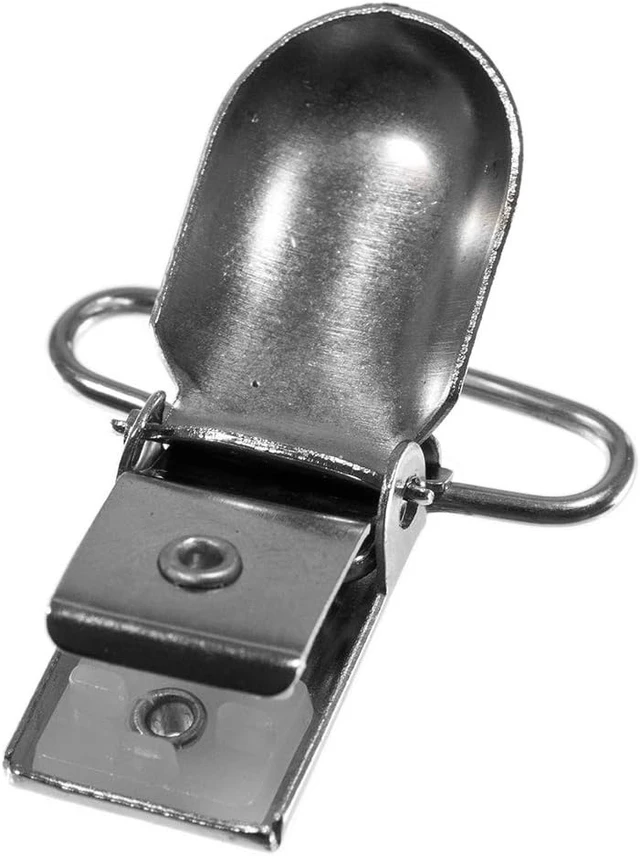 Alt view image 3 of 7 - 1-Inch Silver Clips for Sewing & Utility, 50-Pack