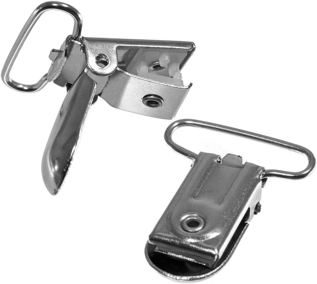 Alt view image 5 of 7 - 1-Inch Silver Clips for Sewing & Utility, 50-Pack